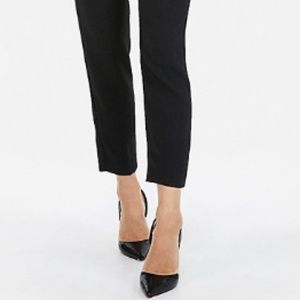 Express High Waisted Sash Waist Ankle Pant